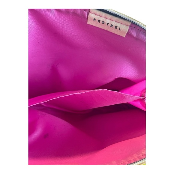 Colorful Pom-Pom Denim Cosmetic Bag - Picture 5 of 8